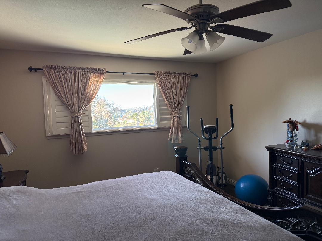 Master Bedroom indoor exercise bike - 7010 Dennison St