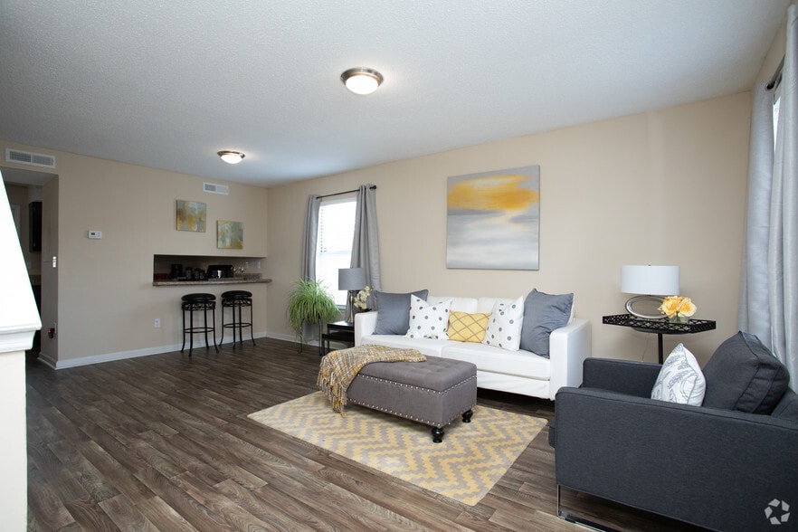 2BR, 1.5BA - 1000SF - Georgia Green Townhome Apartments