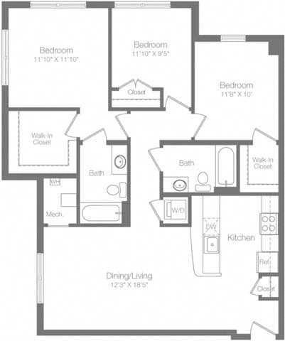 Floorplan - The Atrium
