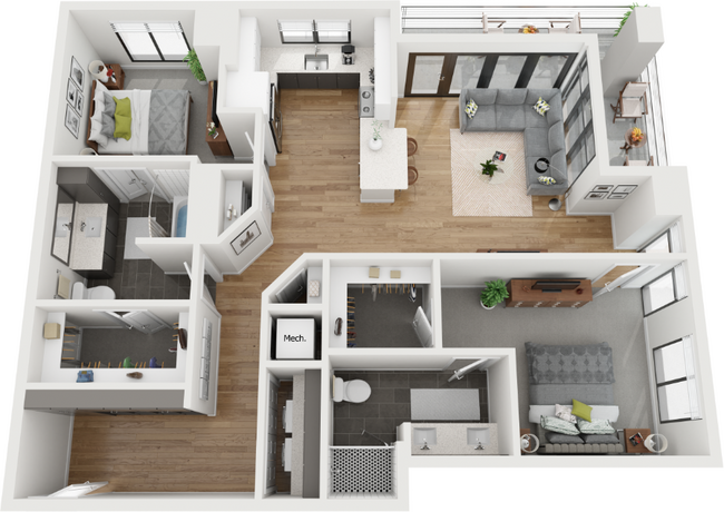 Floorplan - Deca Apartments