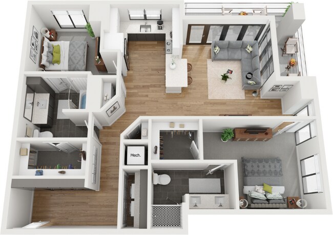 Floorplan - Deca Camperdown Apartments
