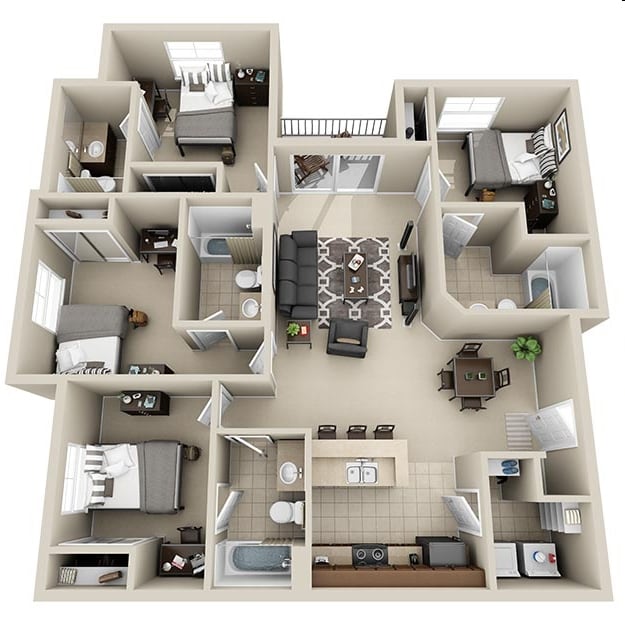 4BR/4BA - North 38