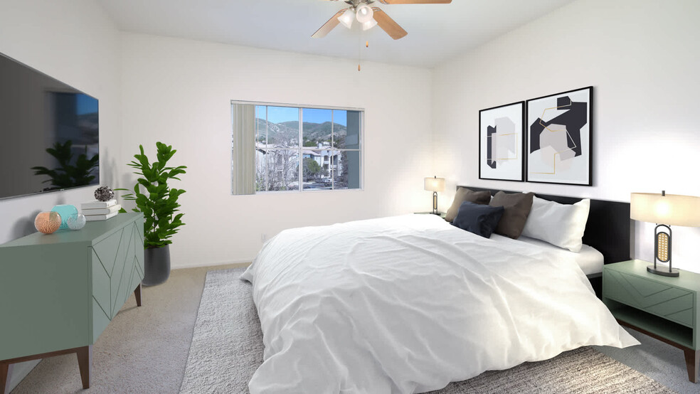 Bedroom with Carpeting - Sonterra at Foothill Ranch