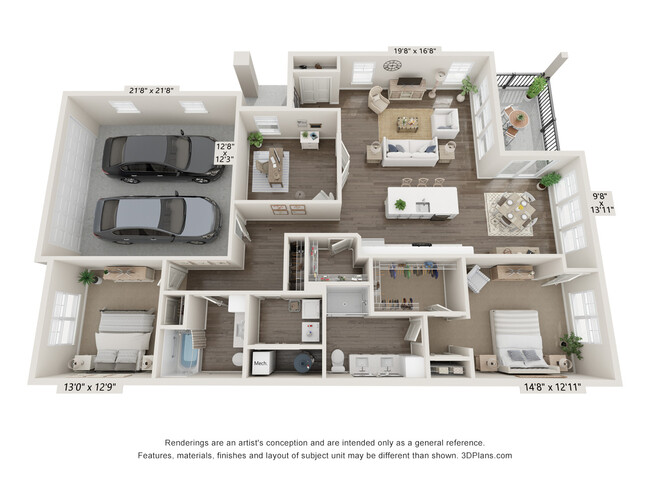 Floorplan - The Hammocks at Geneseo II