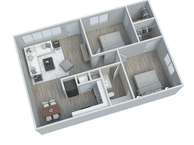 Floorplan - Monte Vista Apartments