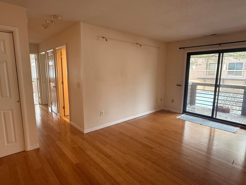 Living room with deck - 166 Old Brookfield Rd