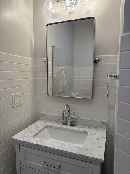 30" Vanity with Marble Top Kohler Fixtures - 2337 W Roscoe St