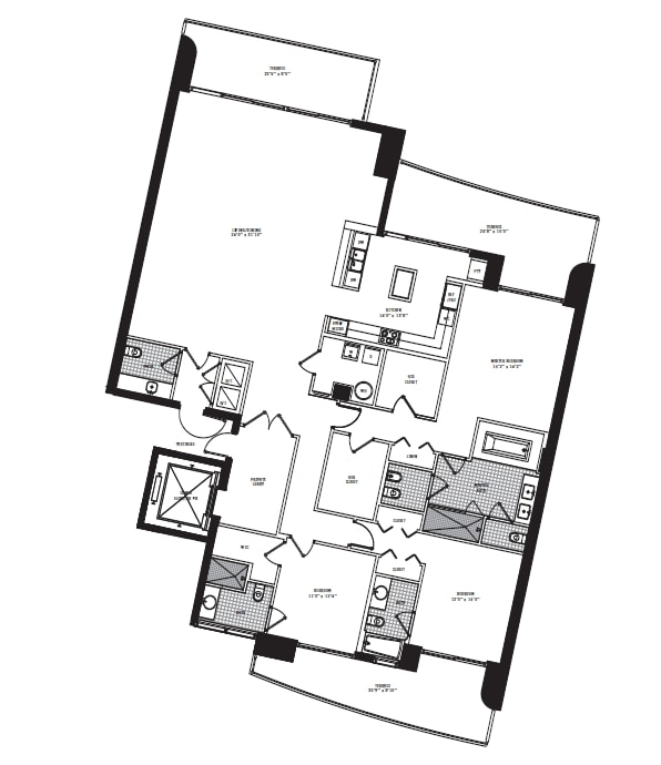 Penthouse - 900 Biscayne