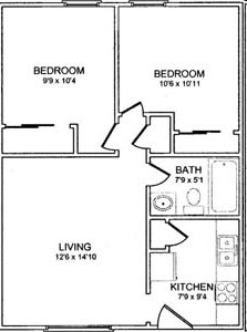 2BR/1BA - Newmarket Apartments