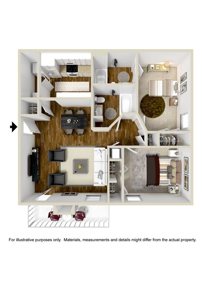 Floorplan - Lakeshore Pointe Apartment Homes