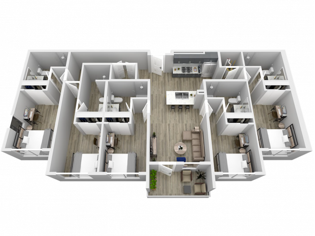 3D image of Floor Plan - 320 West Mag