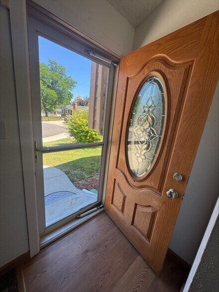 Front door - 5879 S Oak St