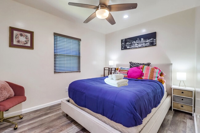 Recharge in this luxurious, cloud-like queen bed in Bedroom 3 - 1738 Dahlia Ave