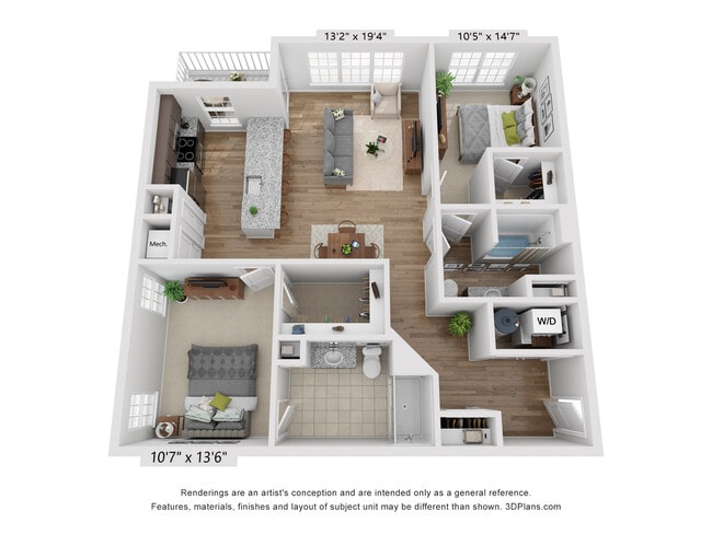 2-Bed, 2-Bath | 1144 sqft - Westfield 41
