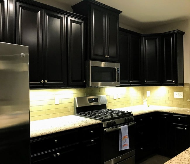 Gorgeous kitchen w/42" cabinets & glass backsplash - 11275 Bryton Pkwy