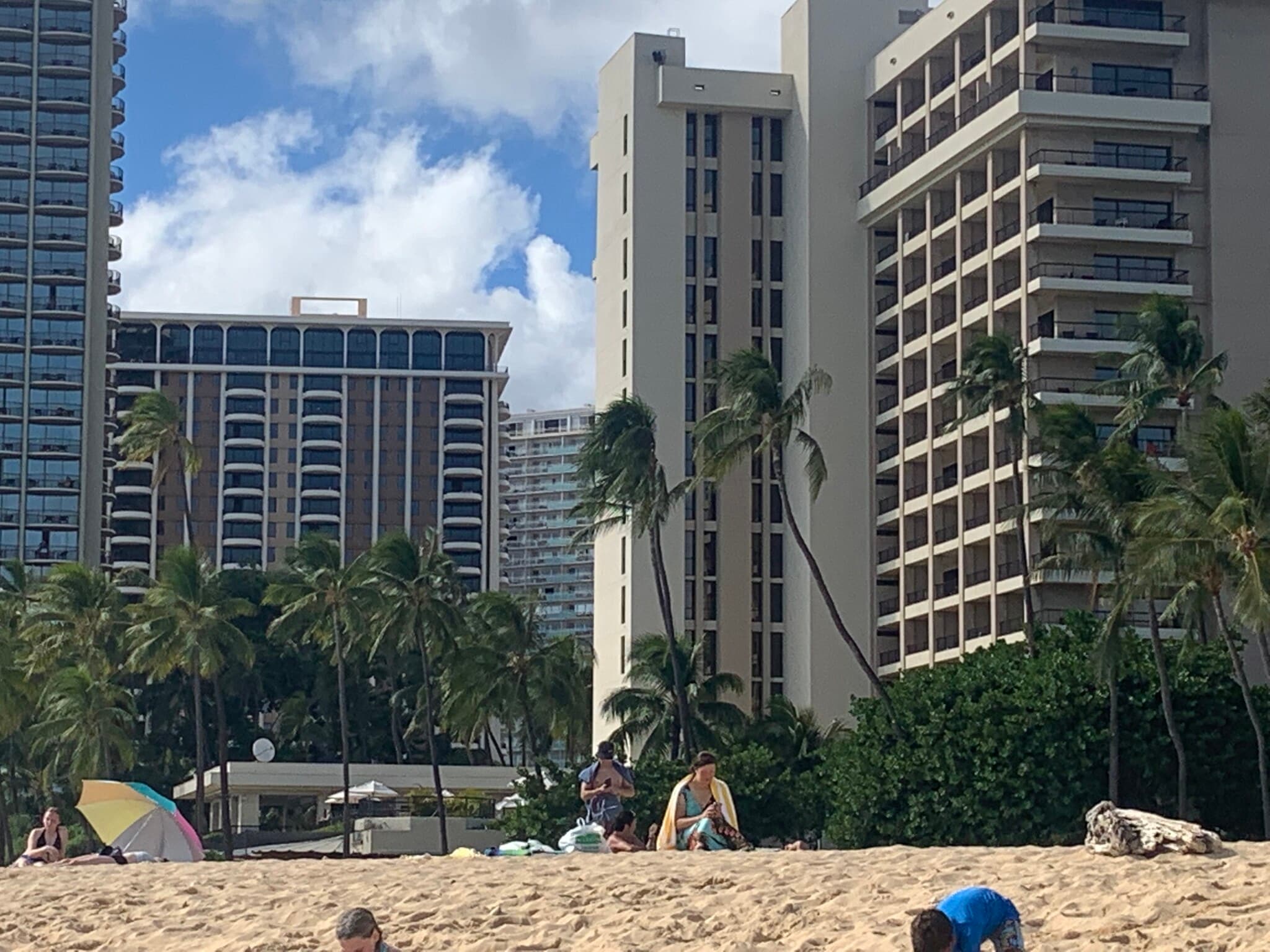 View of unit from beach - 1860 Ala Moana Blvd