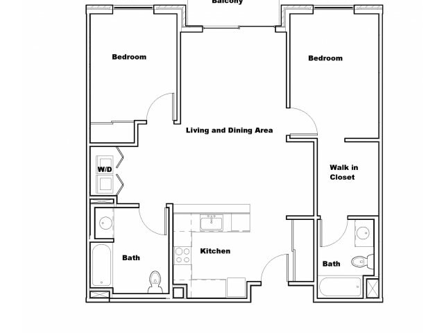 2BR/2BA - Redmond Square