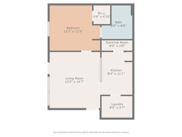 1 Bedroom w Measurements - Independence Place Prince George