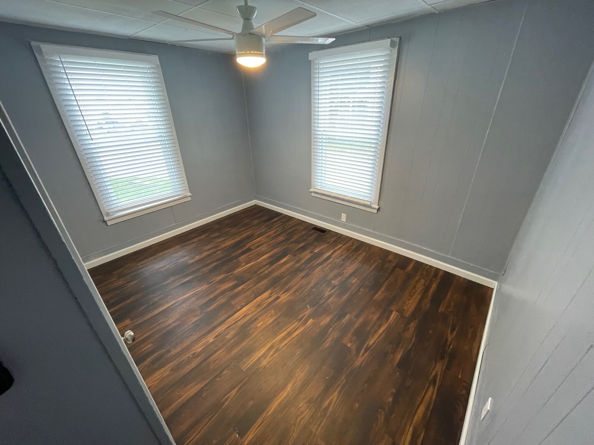 Cute second bedroom with another remote controlled fan/light with 2" blinds - 6 Catawba Ave
