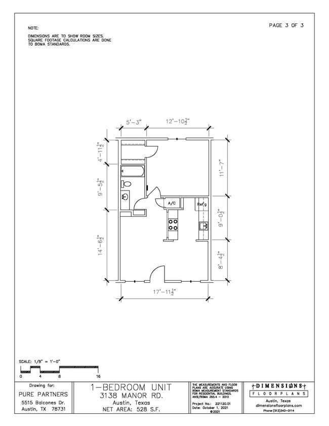 Floorplan - Manor Flats Apartments