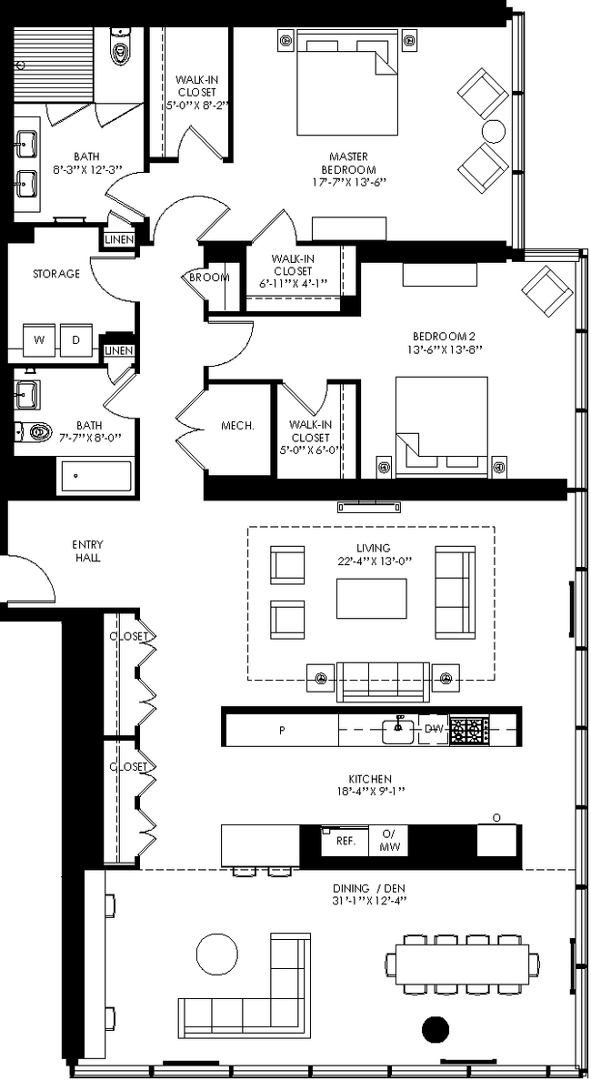 Floorplan - Apartments at Westlight