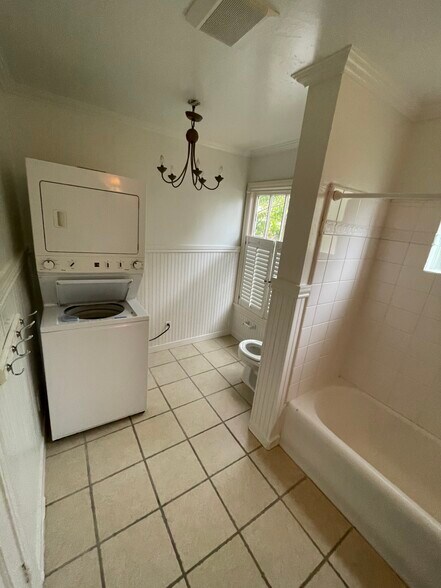 Bathroom with washer/dryer. - 920 Gravenstein Ave