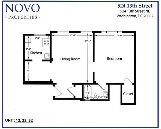 Floorplan - 524 13th Street