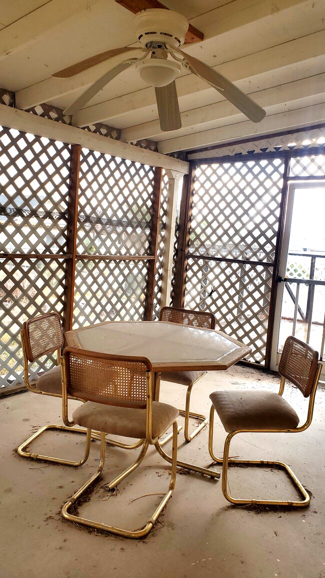 Back patio - 250 W 8th St