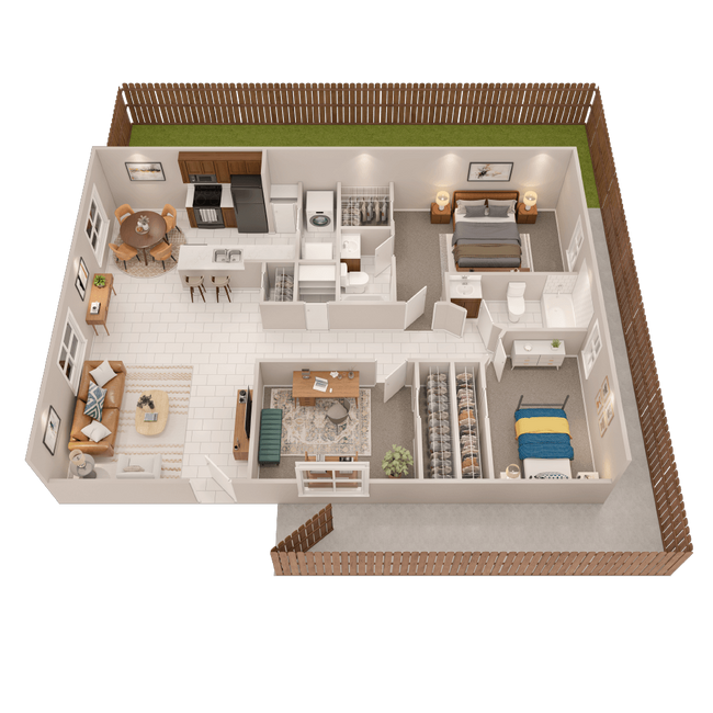Floorplan - Villas on 517