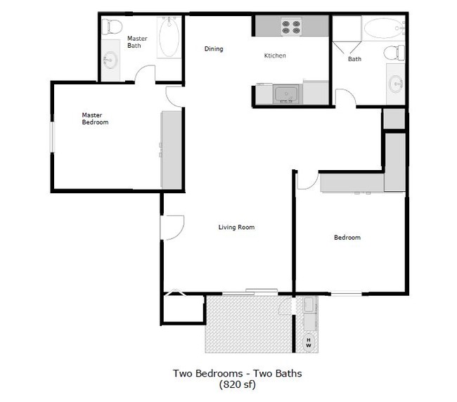 Floorplan - Country Glen Apartments