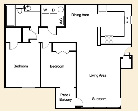 2BR/1BA - Webb Bridge Crossing