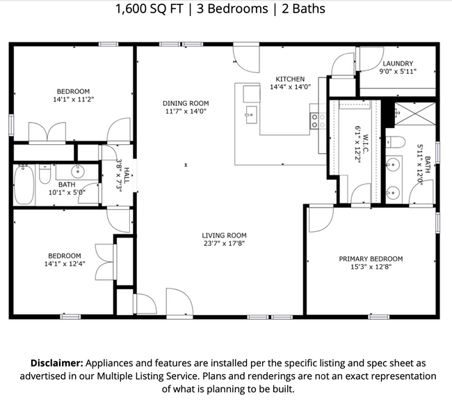 floor plan is flipped, with island - 89 Deep Creek Ridge Rd