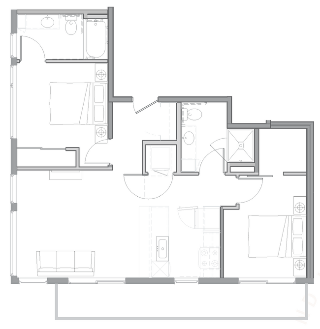 Floorplan - Uptown at Kirkland Urban