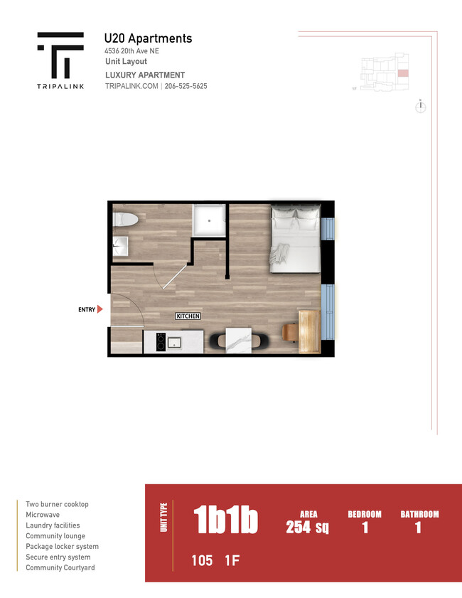 Floorplan - U20 Apartments