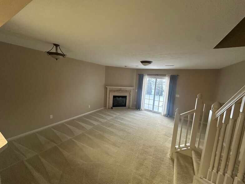 Living Room with Fireplace - 140 Sand Ct