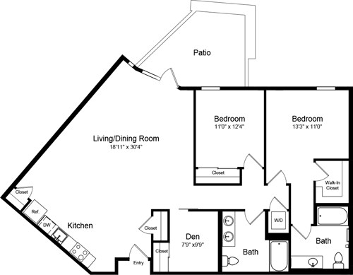 Floorplan - Potrero 1010