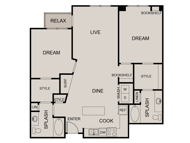 Floorplan - 7166 at Belmar