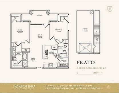 Prato Floor Plan - Portofino at Championsgate