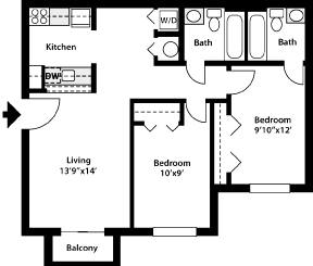 2BR/2BA - Pembroke Park Apartments