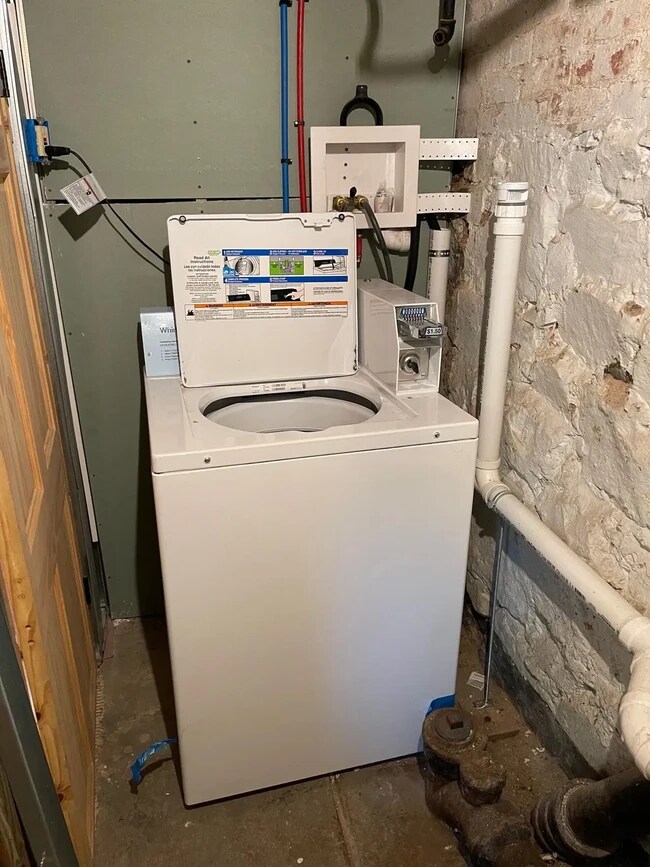 Laundry downstairs - 105 Newhall St