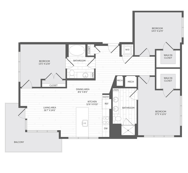 Floorplan - Windsor Marina Bay Apartments