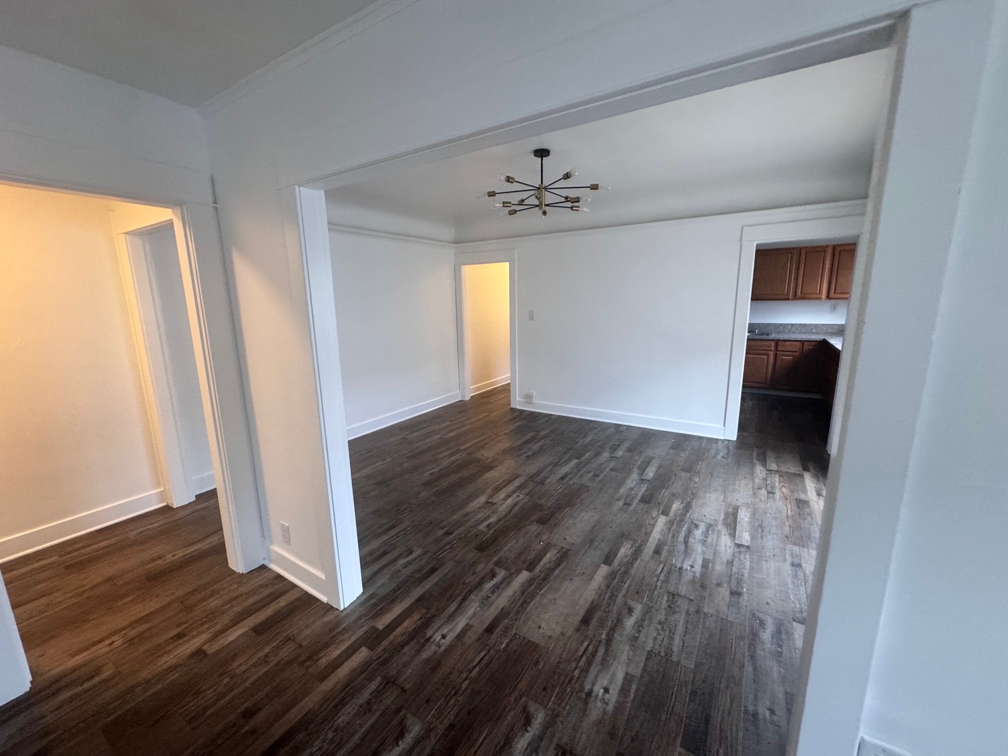 Dining Room - New Chandelier - 1261 1/2 S Plymouth Blvd