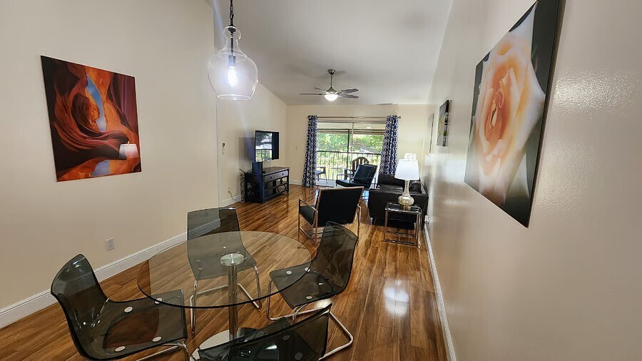Open concept dining and living room - 3151 SE Aster Ln