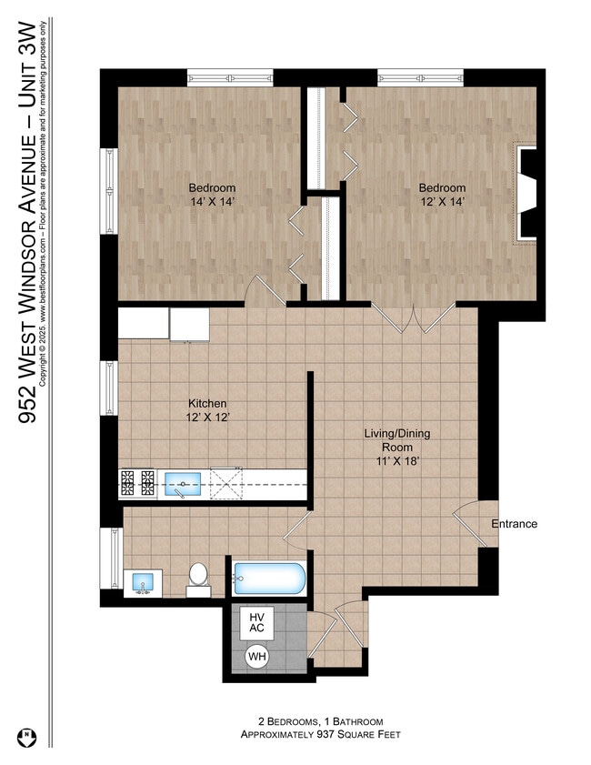 Floorplan - 4527-4537 Sheridan Rd