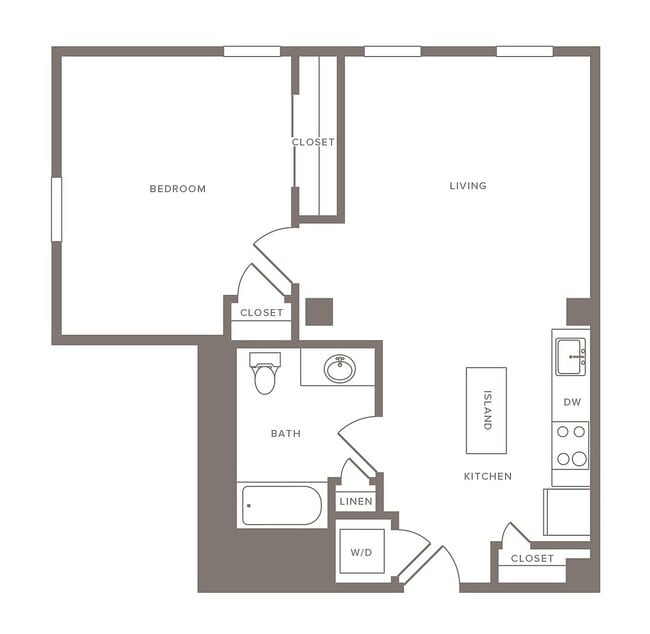 A09 - One Bedroom - Modera Lofts