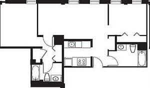 2BR/2BA - Mission Grand