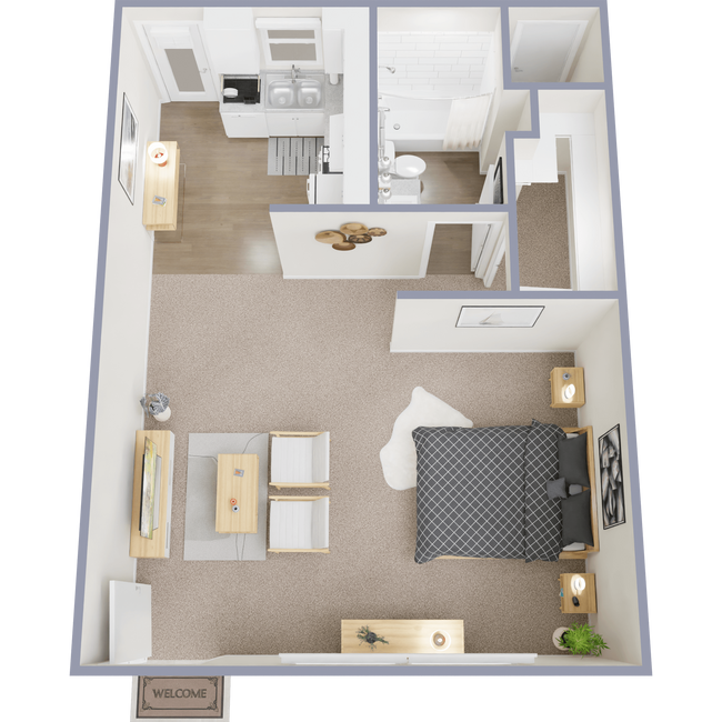 Floorplan - Country Club Apartments