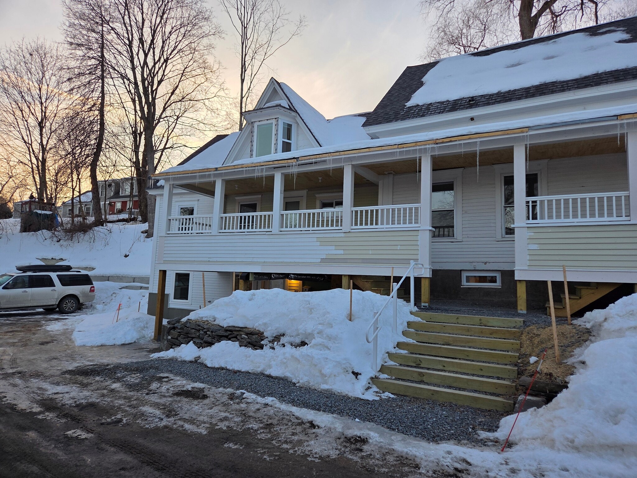 Shared Entrance to Covered Private Porch - 73 Goshen Rd