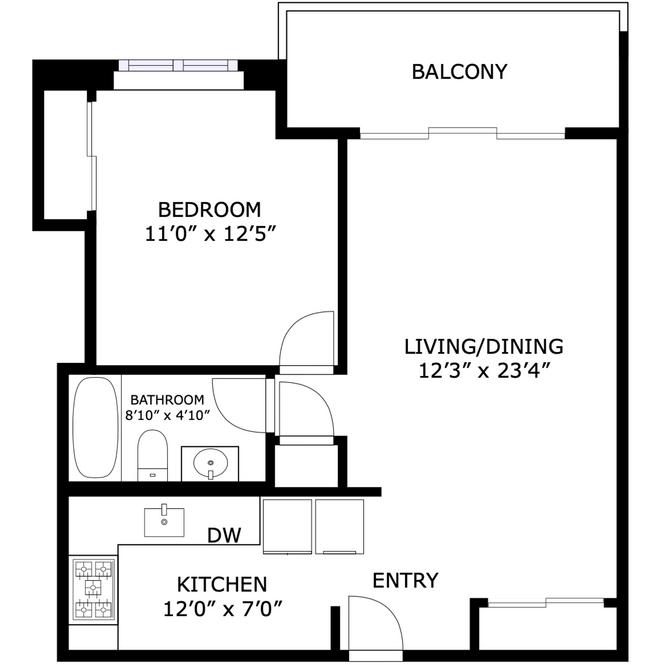 Floorplan - CitiView ~ On the River