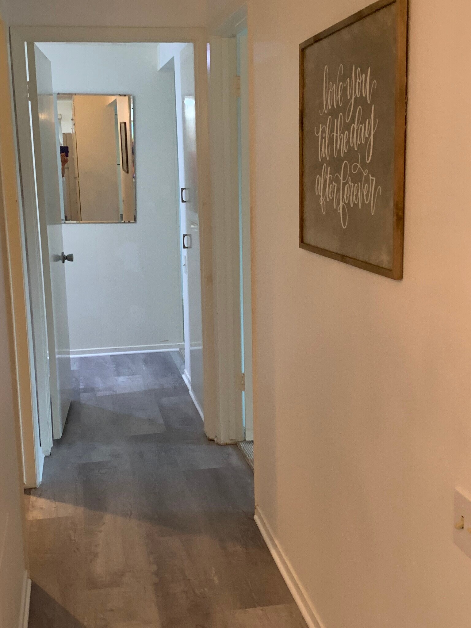 View down the hall to the two bedrooms and two bathrooms - 621 Avenida Sevilla
